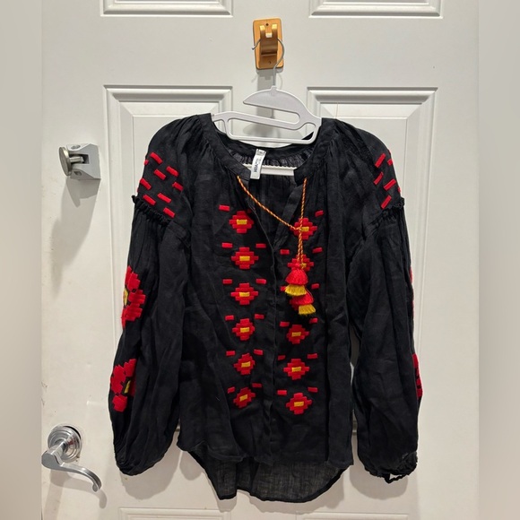 March 11 Printed Scoop Neck Blouse - Picture 2 of 5